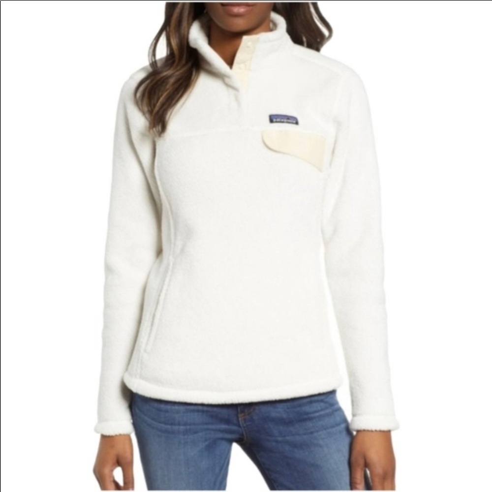 Patagonia “Almond” Re-Tool Snap Fleece Pullover L